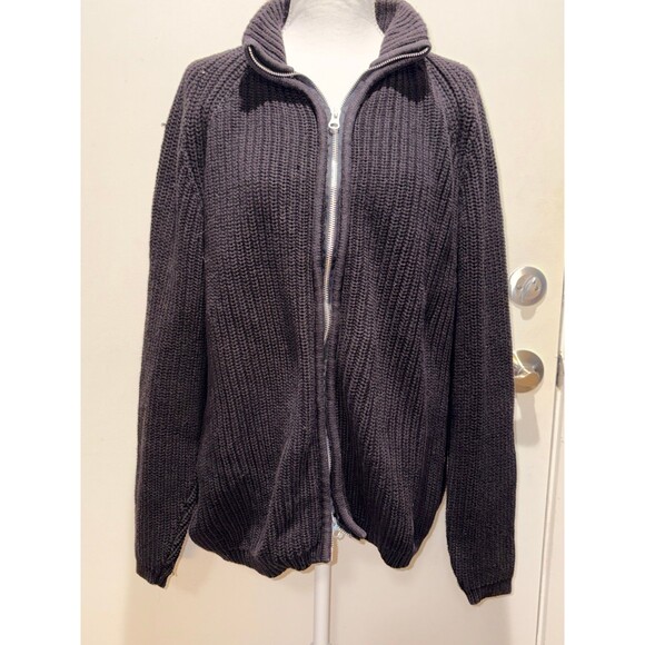 Brandini Sweaters - Brandini Le Collezioni 100% Cotton‎ Double Zip Knit Sweater size M GUC